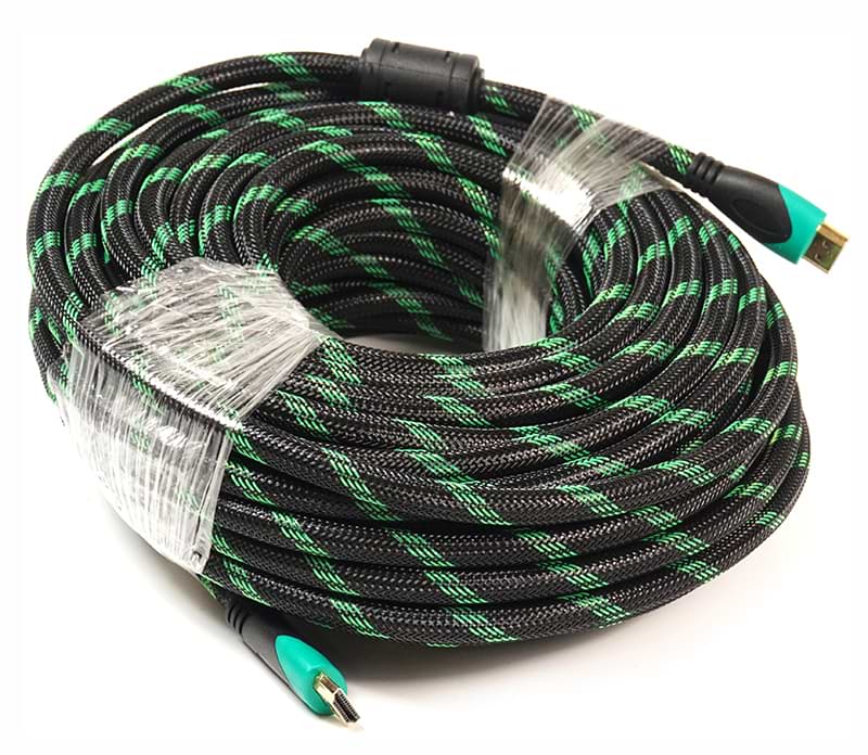 Кабель HDMI PowerPlant HDMI - HDMI 20м Double ferrites Highspeed (KD00AS1295)