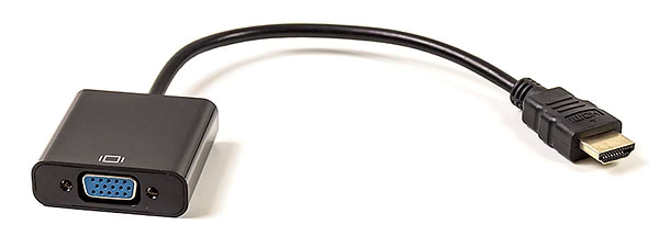Фото -  PowerPlant HDMI - VGA 0.15m Black (CA910885)