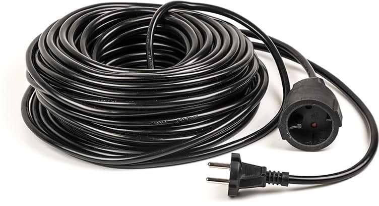 Подовжувач 220В PowerPlant JY-3021/30 (PPEA10M300S1) 1 розетка 30m Black - Фото 1