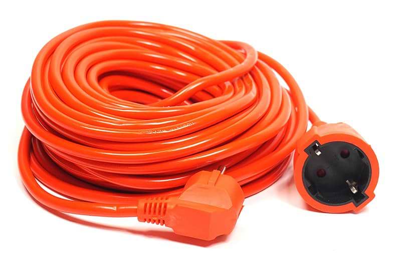 Удлинитель 220В PowerPlant JY-3024/20 (PPCA10M200S1) 1 розетка 20m Orange - Фото 1