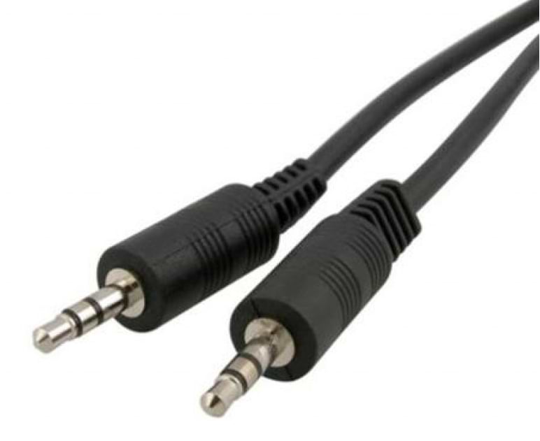 Кабель синхронізації даних PowerPlant KD00AS1262 3.5mm(M)-3.5mm(M) 1m Black