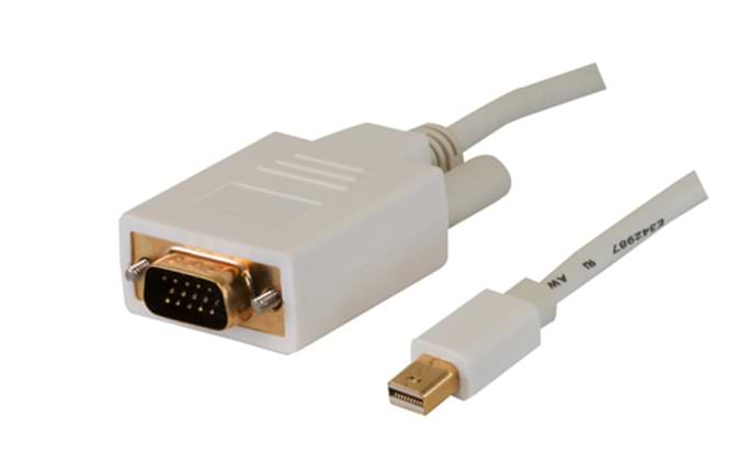 Перехідник Mini Display Port-VGA PowerPlant Mini DisplayPort to VGA M/M (CA912155)