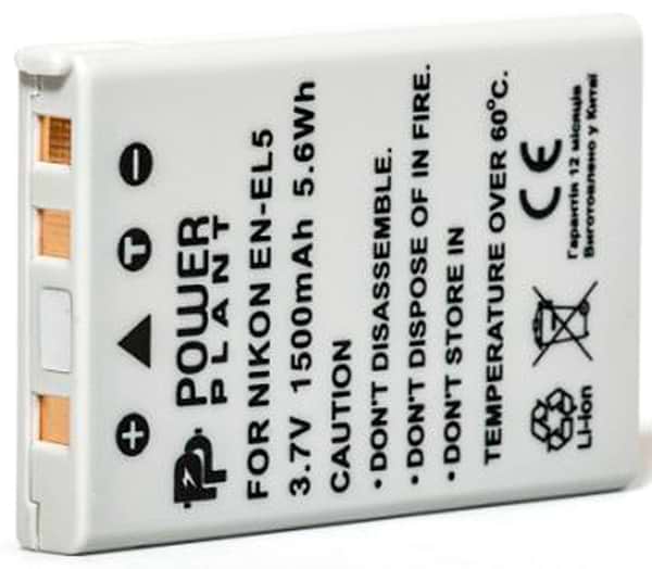 Фото - Акумулятор для фотокамери PowerPlant Nikon EN-EL5 1500mAh (DV00DV1040)