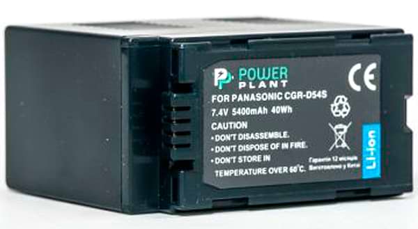 Фото - Акумулятор для фотокамери PowerPlant Panasonic CGA-D54S 5400mAh (DV00DV1249)