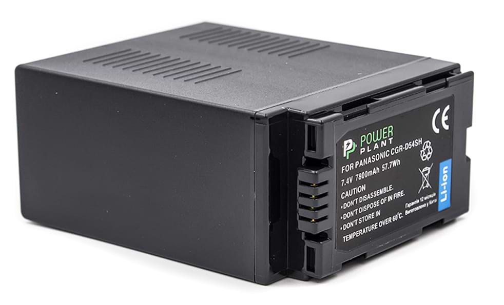 Аккумулятор для фотокамеры PowerPlant Panasonic CGR-D54SH 7800mAh (CB970179)
