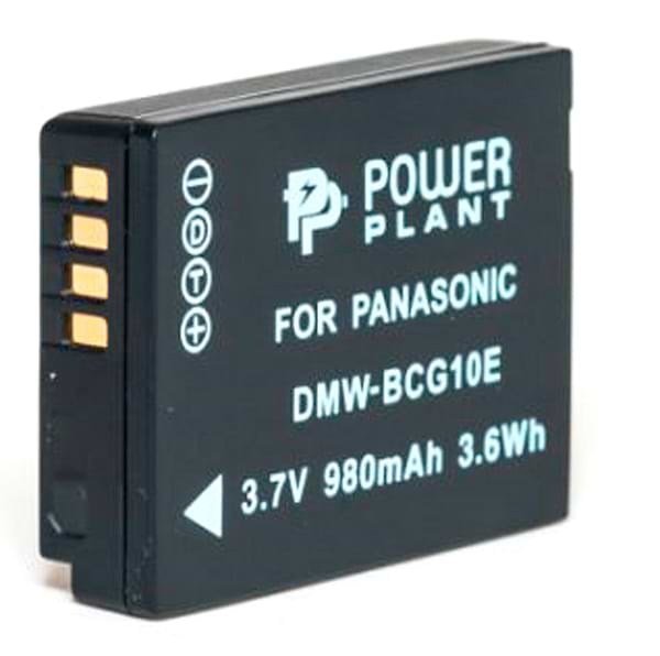 Фото - Аккумулятор для фотокамеры PowerPlant Panasonic DMW-BCG10 980mAh (DV00DV1253)