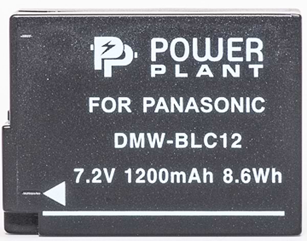 Фото - Акумулятор для фотокамери PowerPlant Panasonic DMW-BLC12, DMW-GH2 1200mAh (DV00DV1297)