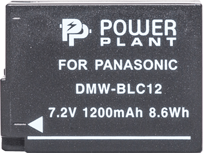 Аккумулятор для фотокамеры PowerPlant Panasonic DMW-BLC12, DMW-GH2 1200mAh (DV00DV1297)