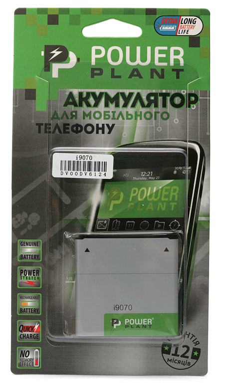 Фото - Аккумулятор для мобильного телефона PowerPlant Samsung i9070 (EB535151VU) 1580mAh (DV00DV6124)