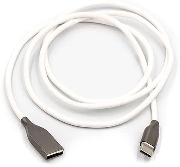 Кабель синхронізації даних PowerPlant USB-USB Type-C 2m White (CA910748)