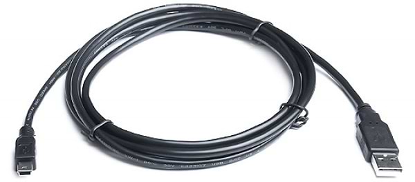 Фото - Кабель USB - miniUSB PowerPlant USB 2.0 AM-MiniUSB AM 1.5m Black (KD00AS1244)