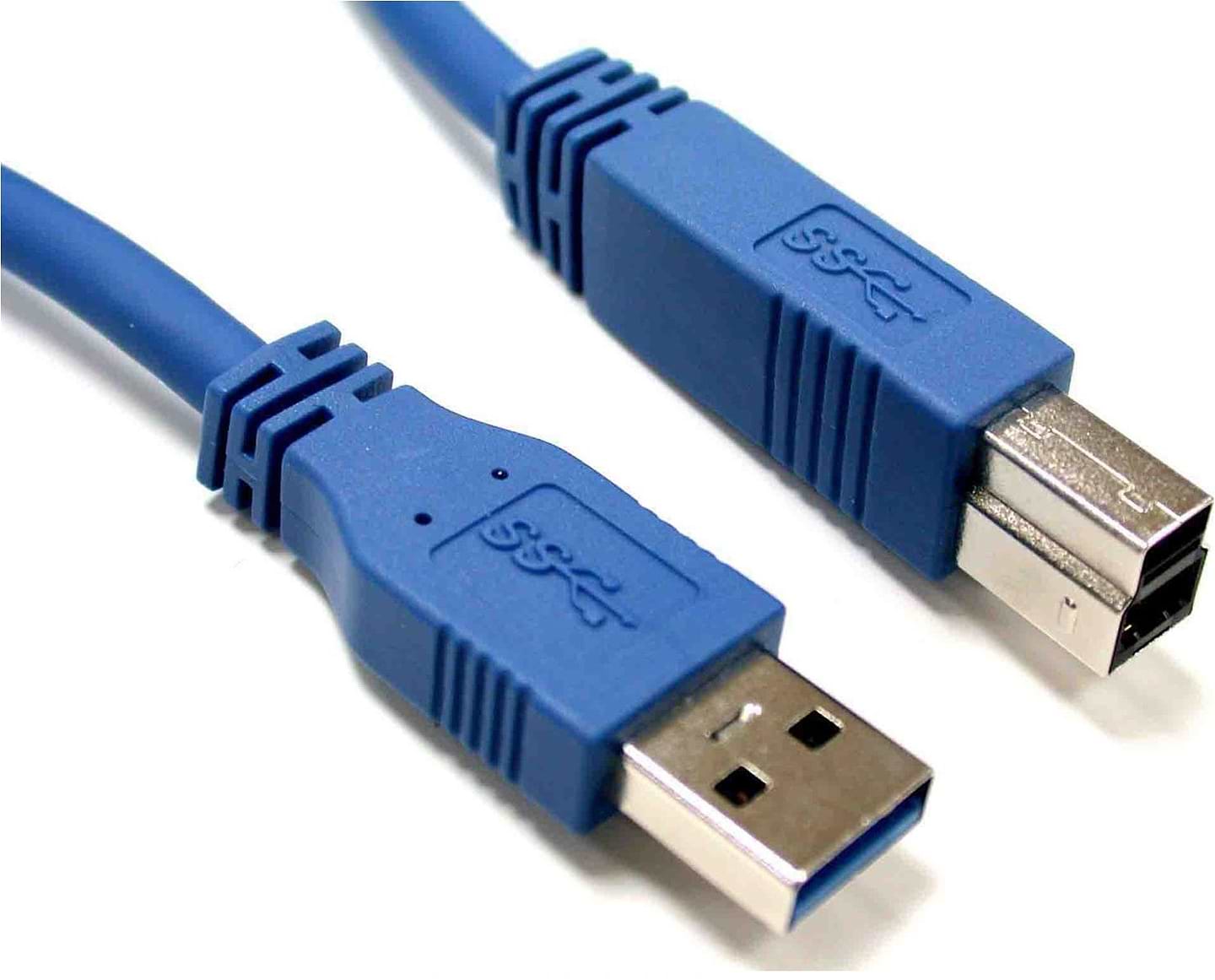 Кабель USB type A - USB type B PowerPlant USB 3.0 AM - BM 1.5m (CA911110)