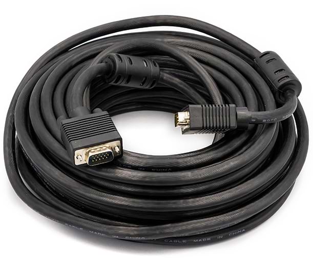 Кабель PowerPlant VGA-VGA 5m Double Ferrites (CA911059)