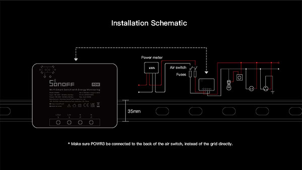 Фото - Умный диммер Sonoff POWR3