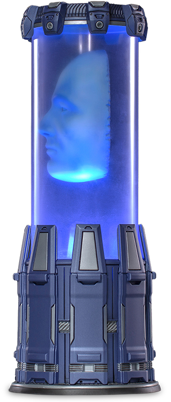 Фото - Колекційна фігурка Iron Studios POWER RANGERS Zordon Statue Art Scale 1/10 (POWRAN46821-10)