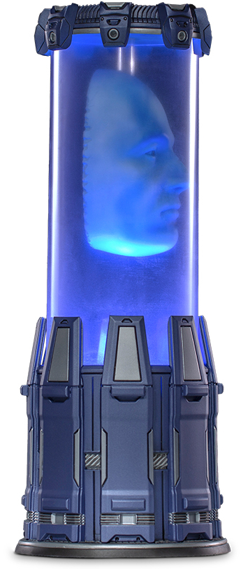 Фото - Колекційна фігурка Iron Studios POWER RANGERS Zordon Statue Art Scale 1/10 (POWRAN46821-10)