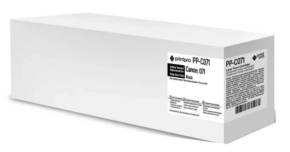 Картридж для лазерных принтеров/МФУ PrintPro Canon (071) LBP122/MF272 (PP-C071)