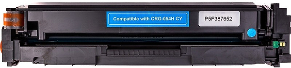 Фото - Картридж для лазерных принтеров/МФУ PowerPlant Canon MF641/643/645, LBP-621/623 (CRG-054H) CY с чипом (PP-CRG-054HC)