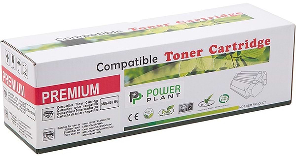 Фото - Картридж для лазерных принтеров/МФУ PowerPlant Canon MF742/744/746, LBP663/664 (CRG-055) MG с чипом (PP-CRG-055MG)