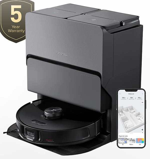 Фото - Робот-пилосос миючий RoboRock S8 MaxV Ultra Black