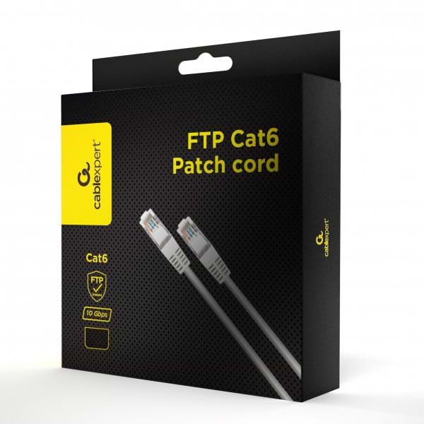 Фото - Кабель патч-корд Cablexpert FTP Cat6 2 м Gray (PPB6-2M)