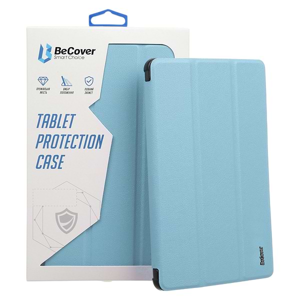 Фото - Чохол для планшету BeCover Tri Fold Soft TPU з кріпленням Apple Pencil for Apple iPad 10.2 2019/2020/2021 Light Blue (706747)