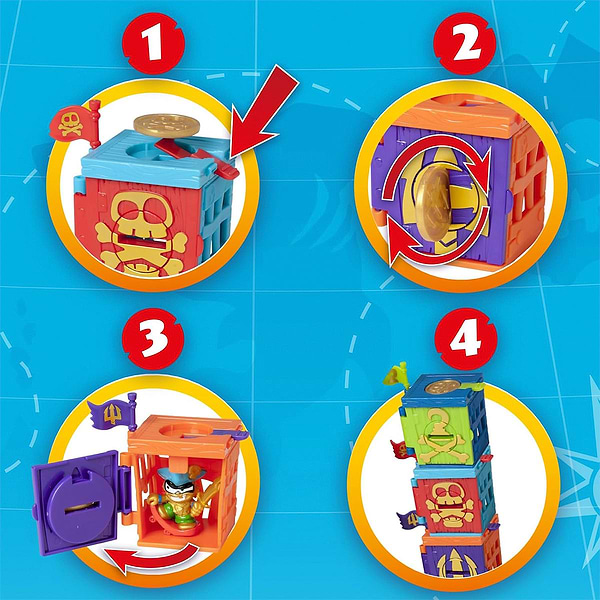 Фото - Игровая фигурка-сюрприз набор Piratix Golden Treasure - ПИРАТСКИЕ ПРИКЛЮЧЕНИЯ (PPX1D226IN00)