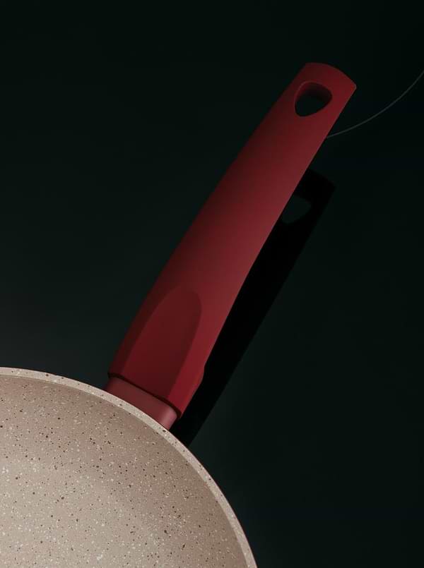 Фото - Сковорода универсальная Pepper Candy Burgundy 20x4.0 cм (PR-2111-20)