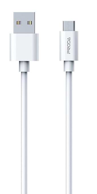 Кабель синхронизации данных Proda PD-B72m microUSB 2.4А White (PD-B72m-WHT)