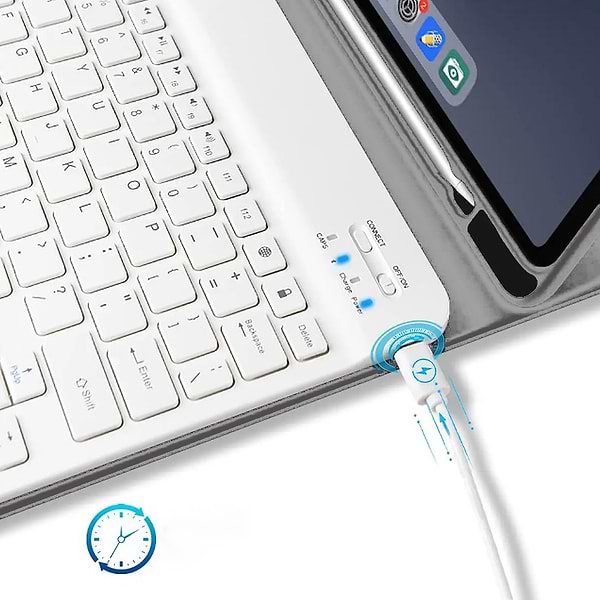 Фото - Чохол-клавіатура для планшета BeCover for Apple iPad Mini 6 2021 Gray (712988)