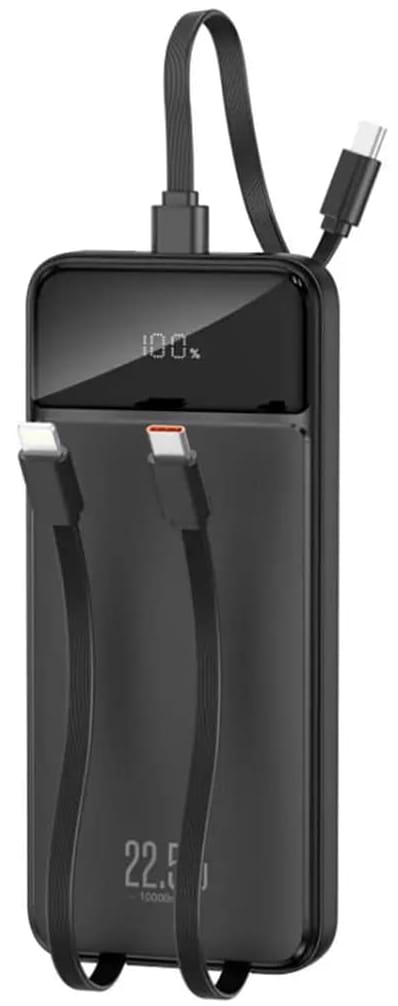 Батарея мобільна XO 10000mAh (PR274.black) - Фото 1