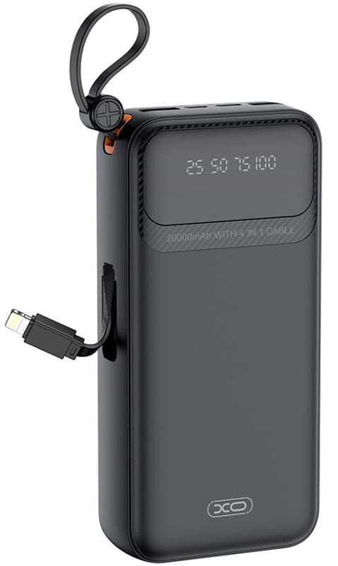Фото - Батарея мобильная XO PR279 20000mAh 10W Black