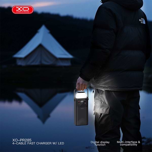 Фото - Батарея мобильная XO PR285 30000mAh 20W (PR285.black)