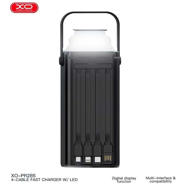 Фото - Батарея мобильная XO PR285 30000mAh 20W (PR285.black)