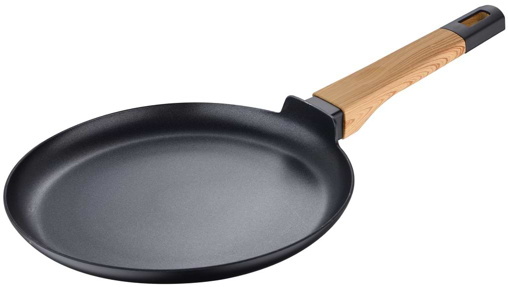 Сковорода для млинців Bergner Earth Black 24 см (BG-34626-BK) - Фото 1