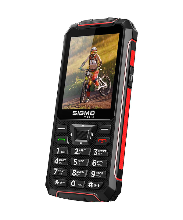 Фото - Мобильный телефон Sigma mobile X-treme PR68 Dual Sim Black/Red