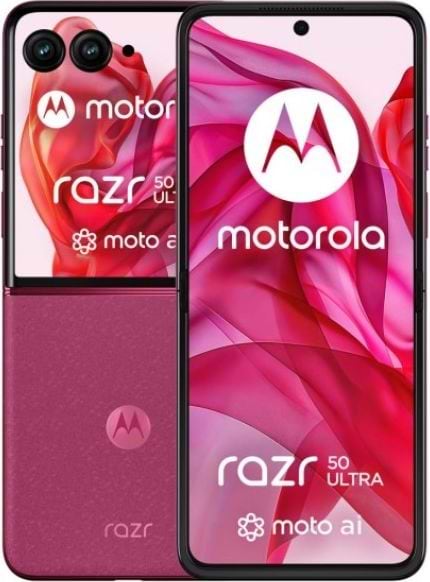 Смартфон Motorola Razr 50 Ultra 12/512 Hot Pink - Фото 1