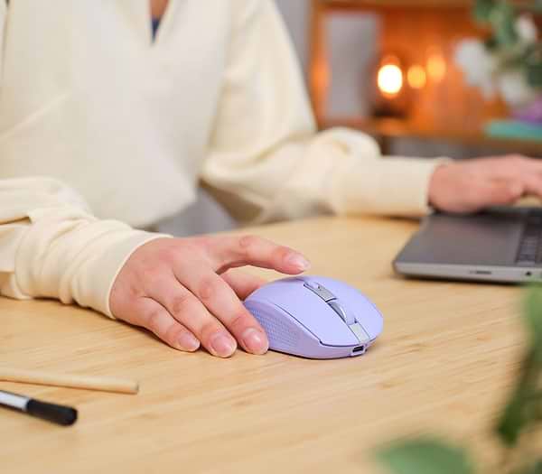 Фото - Мышь беспроводная Trust Ozaa Wireless Mouse Purple (25384)
