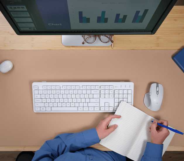 Фото - Коврик для мыши игровой Trust Benya XXL Desk Pad Beige (25713)