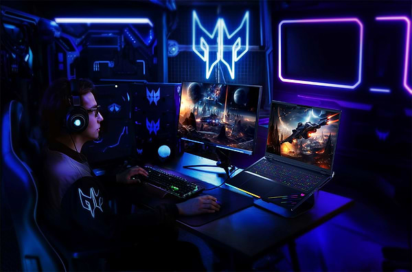 Фото - Ноутбук ігровий Acer Predator Helios 18 AI PH18-73-92ES (NH.QVYEU.008) Abyssal Black