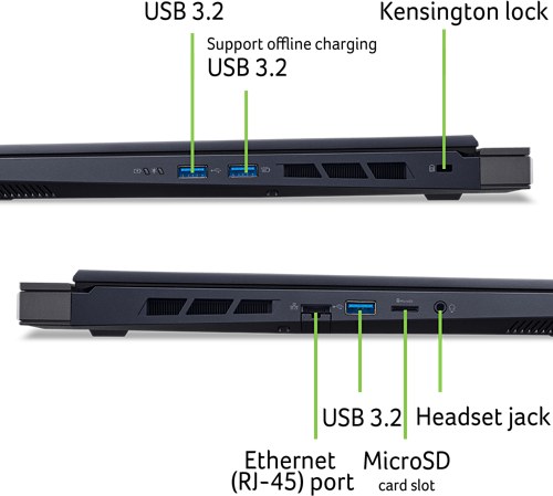 Фото - Уцінка - Ноутбук ігровий Acer Predator Helios Neo 16 PHN16-72 (NH.QRFEU.00C) Shale Black