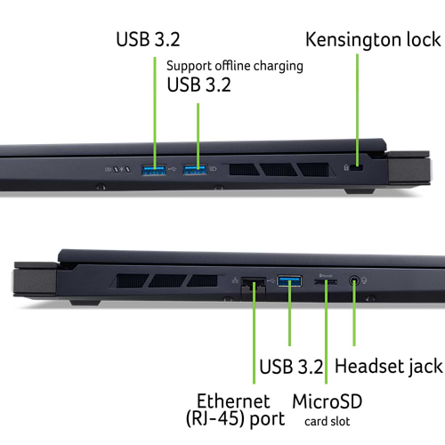 Фото - Ноутбук ігровий Acer Predator Helios Neo 18 PHN18-71 (NH.QRZEU.00D) Abyssal Black
