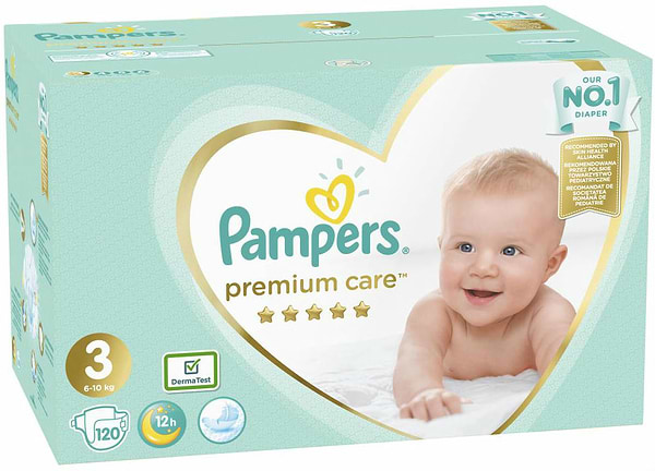 Фото - Одноразовые подгузники Pampers Premium 3 120 шт. (4015400465461)