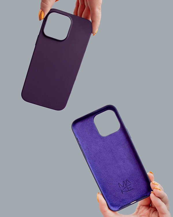 Фото - Чохол для смартфону MAKE Premium Silicone Apple iPhone 14 Pro Max Elderberry (MCLP-AI14PMEB)