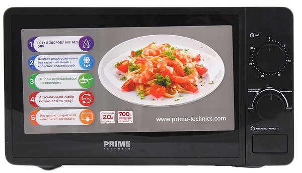 Фото - Мікрохвильова піч (НВЧ) Prime Technics PMW 20764 KB