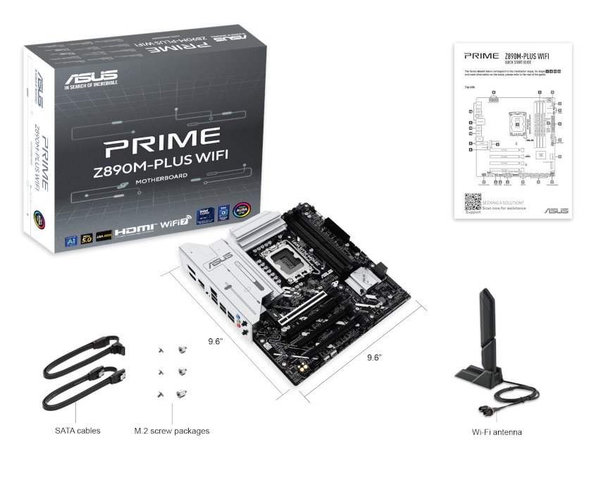 Фото - Материнская плата Asus PRIME Z890M-PLUS WIFI DDR5