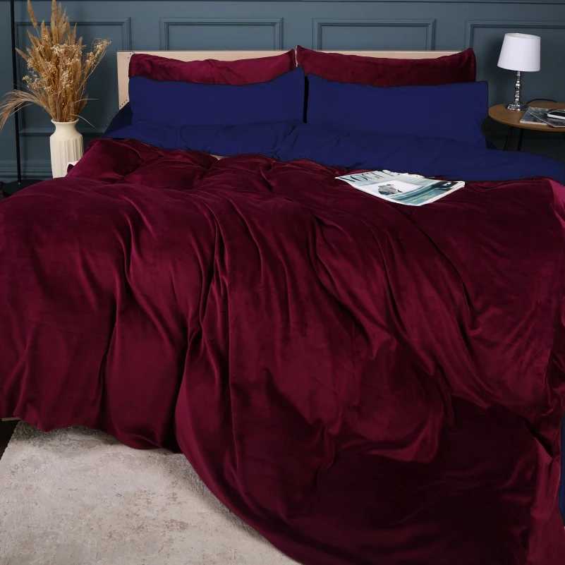 Комплект постельного белья детский MirSon Велюр Winter Frost 28-0006 + 28-0002 Primula Velvet 110х140 (2200004006994)