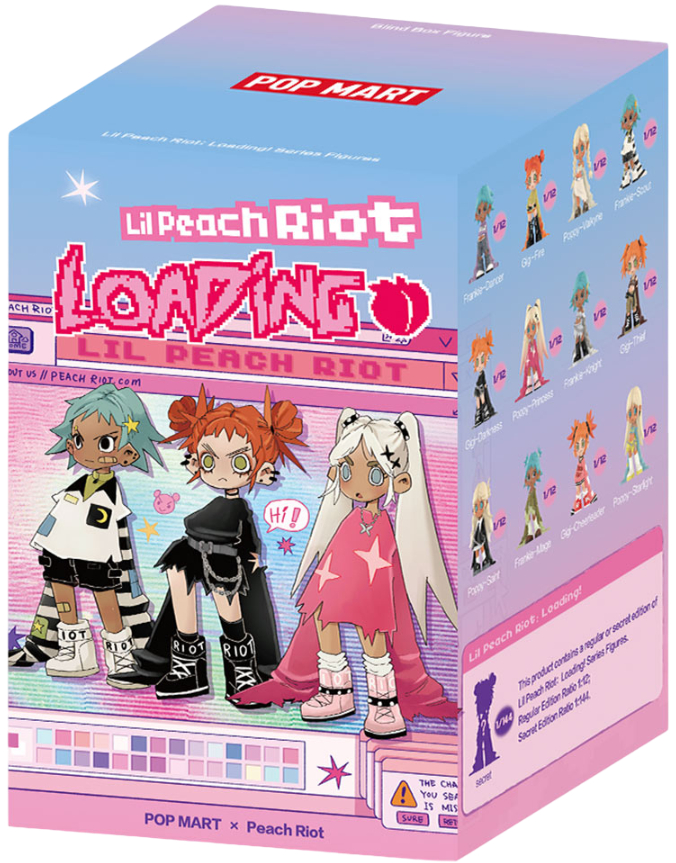 Ігрова фігурка-сюрприз Pop Mart PeachRiot Серія Lil Loading! (PRLL-01) - Фото 1