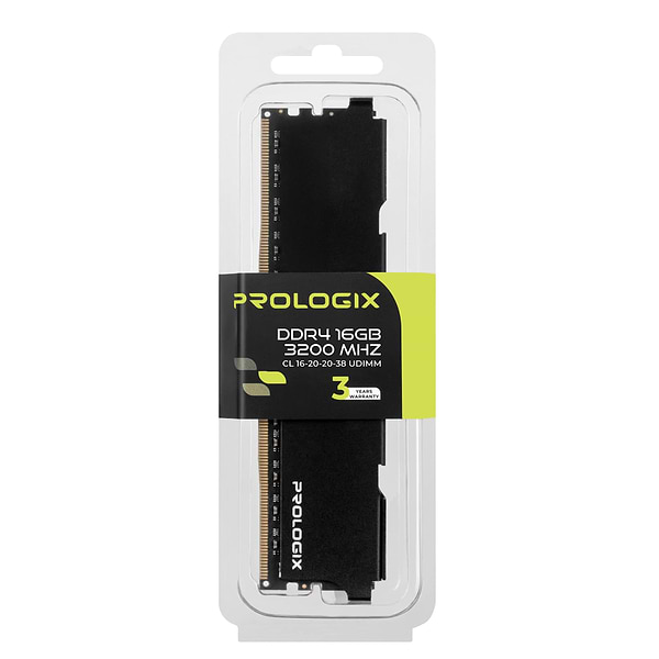 Фото - Память DDR ProLogix DDR4 16GB/3200 Black (PRO16GB3200B4)