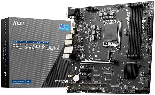 Фото - Материнская плата MSI PRO B660M-P DDR4